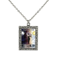 14 Temperance Tarot Card Frame Necklace