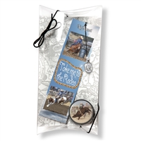 Rodeo Bookmark with Matching Bull Rider Phone Stand