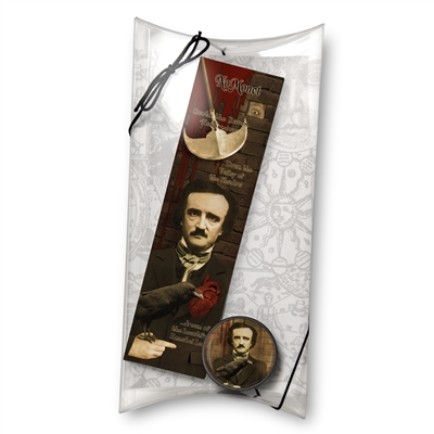 Edgar Allan Poe Phone Stand and Bookmark Set