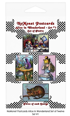 Alice in Wonderland Postcard Set #1