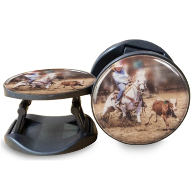 Calf Roping Mobile Phone Stand