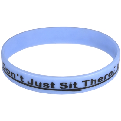Don't Just Sit There, Fly! Motivational Bracelet