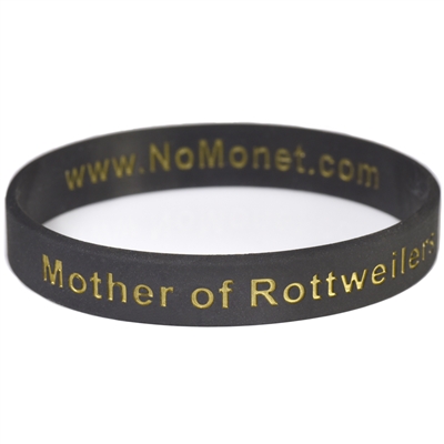 Mother of Rottweilers Silicone Bracelet