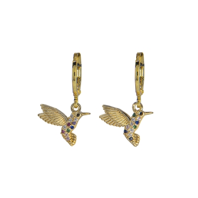 Delicate Hummingbird Earrings