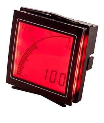 Trumeter APM-CT-APO 72 x 72 CT Meter Positive LCD with relay output.