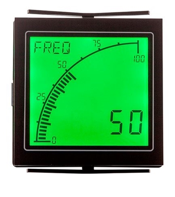 Trumeter APM-FREQ-ANN 72 x 72 Frequency Meter Negative LCD with no relay output.