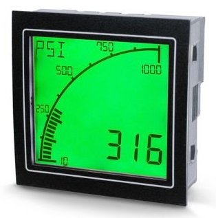 Trumeter APM-M2-APO AC Mains Powered Meter Positive LCD with Relay