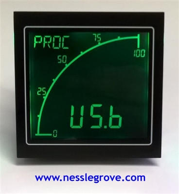 Trumeter APM-PROC-ANO Process Meter, Negative LCD