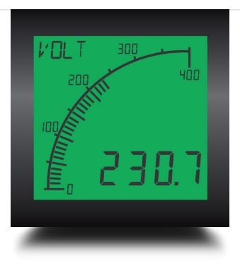 Trumeter APM-VOLT-APN 72 x 72 Voltmeter Positive LCD No Relay