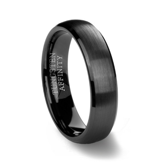 Audi Ring, Black Audi Ring, Black Tungsten Ring, Black Wedding Ring,  Tungsten Wedding Band, Black Tungsten Wedding Ring
