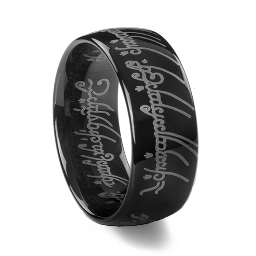 Lord of the rings deals wedding band tungsten