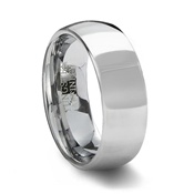 Polished Tungsten Carbide Wedding Ring Band