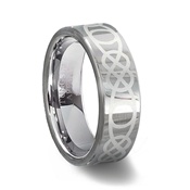 Tungsten Carbide Celtic Wedding Ring