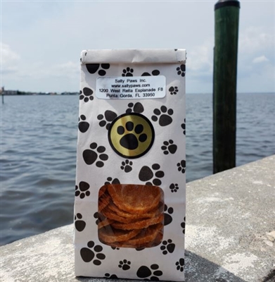 Salty Paws Chicken Chips 3 Ounces SaltyPaws.com