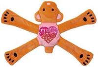 Dog Toy Plush Penta Pull Pink Bear at SaltyPaws.com