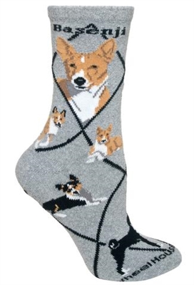 Basenji Novelty Socks SaltyPaws.com