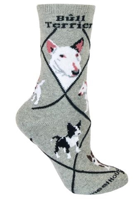 Bull Terrier Novelty Socks SaltyPaws.com