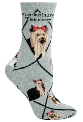 Yorkshire Terrier Novelty Socks SaltyPaws.com