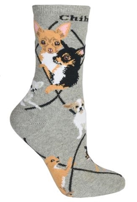 Chihuahua Novelty Socks SaltyPaws.com