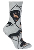 Dachshund Black Novelty Socks SaltyPaws.com