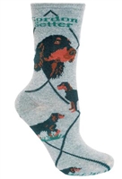 Gordon Setter Novelty Socks SaltyPaws.com