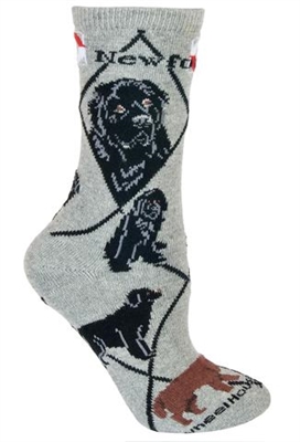 Newfoundland Novelty Socks SaltyPaws.com
