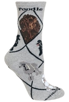 Poodle Novelty Socks SaltyPaws.com