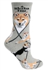 Shiba Inu Novelty Socks SaltyPaws.com