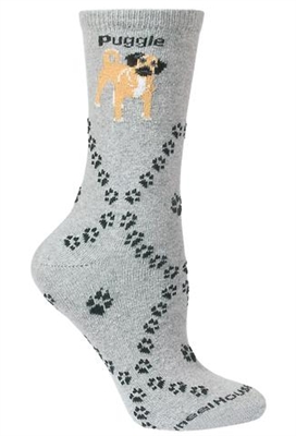 Puggle Novelty Socks SaltyPaws.com