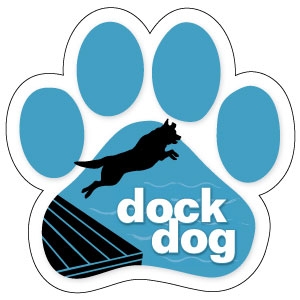 Dock Dog Paw Magnet for Car or Fridge