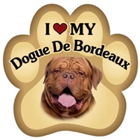 Dogue De Bordeaux Paw Magnet for Car or Fridge
