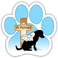 Memorial Dog Magnet for Car or Fridge