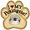 Pekingese Paw Magnet for Car or Fridge