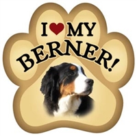 Bernese Mountain Dog Paw Magnet for Car or Fridge
