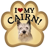 Cairn Terrier Paw Magnet for Car or Fridge
