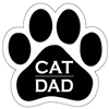 Cat Dad Paw Magnet for Car or Fridge