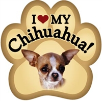 Chihuahua Paw Magnet for Car or Fridge