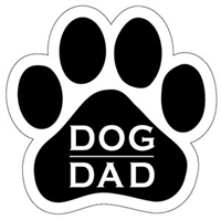 Dog Dad Paw Magnet for Car or Fridge