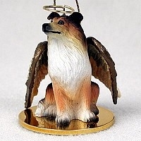 Collie Angel Ornament