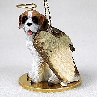 Saint Bernard Angel Ornament