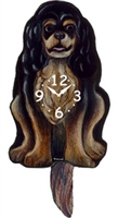 Cavalier King Charles Spaniel Wagging Tail Clock www.SaltyPaws.com