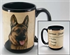 German Shepherd Coastal Coffee Mug Cup www.SaltyPaws.com