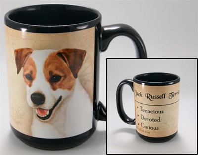 Jack Russell Terrier Coastal Coffee Mug Cup www.SaltyPaws.com