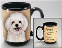 Maltipoo Coastal Coffee Mug Cup www.SaltyPaws.com
