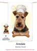 Airedale Terrier Flour Sack Kitchen Towel