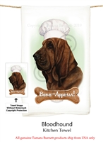Bloodhound Flour Sack Kitchen Towel