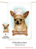 Chihuahua Fawn Flour Sack Kitchen Towel