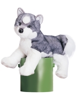 Siberian Husky Plush Stuffed Animal "Sasha" SaltyPaws.com