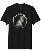 Official Dog Walker Tee Shirt www.SaltyPaws.com