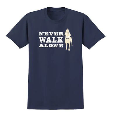 Its Not Where You Walk, Its Who Walks With You Unisex Tee,Never Walk Alone Tee,Clothing for Dog Lovers